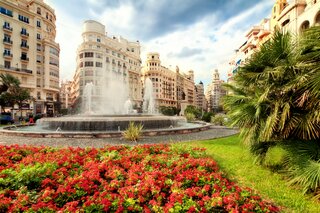 Valencia - Plein - Buitenhof Reizen begeleide vakanties voor mensen met een verstandelijke beperking.