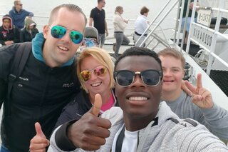 Brouwershaven - Selfie - Buitenhof Reizen begeleide vakanties voor mensen met een verstandelijke beperking.