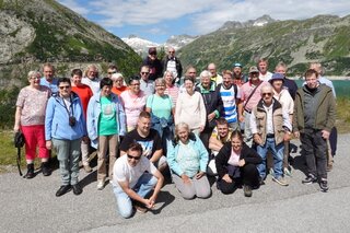 Kirchberg - Groepsfoto in de bergen - Buitenhof Reizen begeleide vakanties voor mensen met een verstandelijke beperking