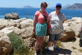 Kreta - dames voor de kust - Buitenhof Reizen begeleide vakanties voor mensen met een verstandelijke beperking. 