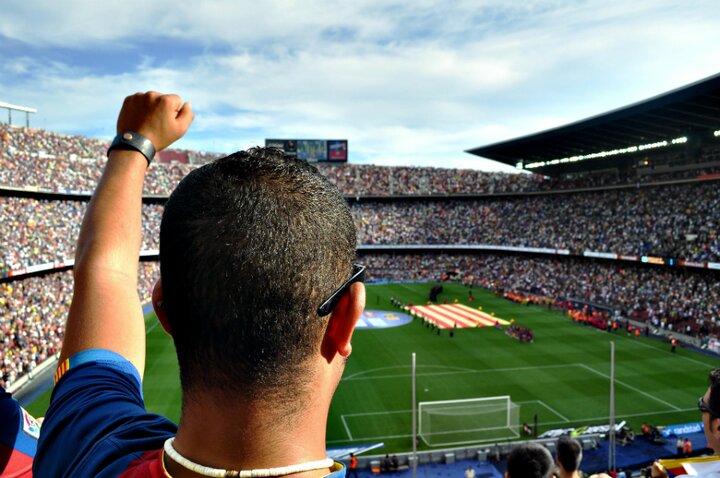 FC Barcelona - In het stadion - Buitenhof Reizen begeleide vakanties voor mensen met een verstandelijke beperking