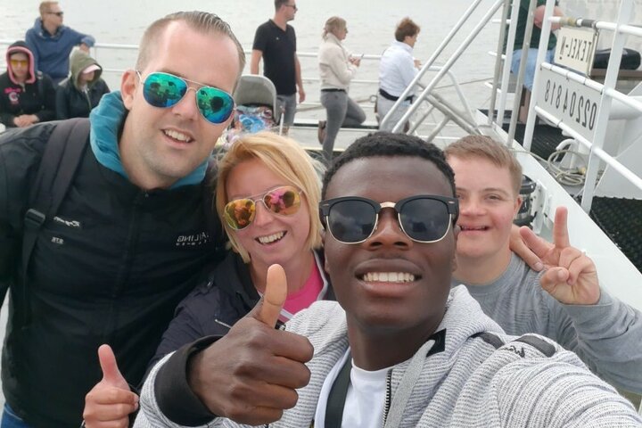 Brouwershaven - Selfie - Buitenhof Reizen begeleide vakanties voor mensen met een verstandelijke beperking.