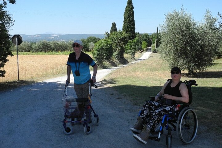 Toscane - Reizigers - Buitenhof Reizen begeleide vakanties voor mensen met een verstandelijke beperking.