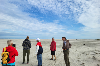 Buitenhof Reizen - Terschelling - Begeleide vakanties voor mensen met een beperking - Reizigers op het strand