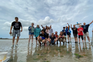 Buitenhof Reizen - Texel - begeleide vakanties voor mensen met een beperking - Groepsfoto strand
