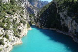 Buitenhof Reizen - Actieve vakantie in de Verdon - begeleide vakanties voor mensen met een beperking - Rivier door de Gorges du Verdon
