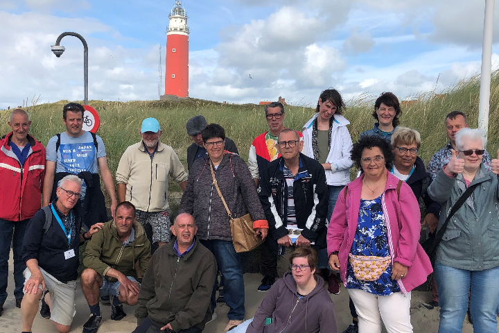 texel - Groepsfoto - Buitenhof Reizen begeleide vakanties voor mensen met een verstandelijke beperking