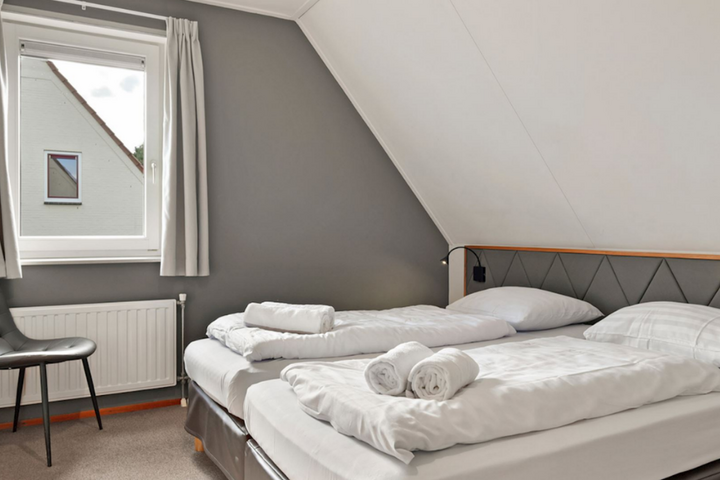 Buitenhof Reizen - Valkenburg Cauberg - Begeleide vakanties voor mensen met een beperking - Kasteeldomein Landal de Cauberg slaapkamer