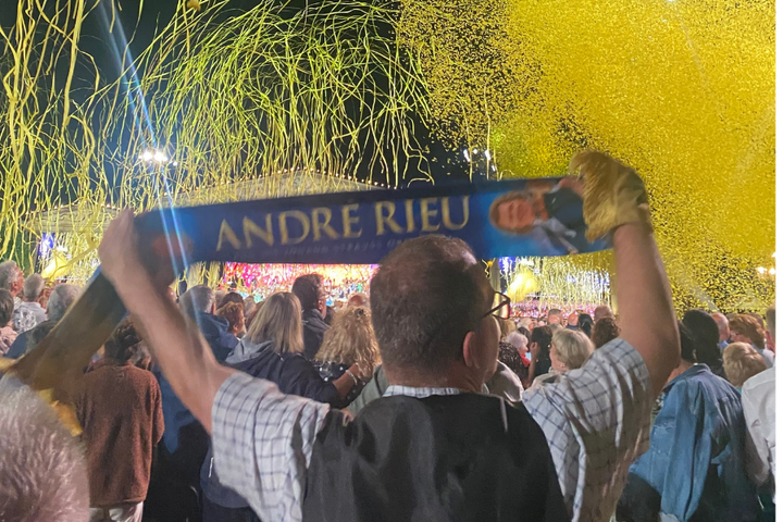Buitenhof Reizen - Andre Rieu - begeleide vakanties voor mensen met een beperking - Concert Andre Rieu