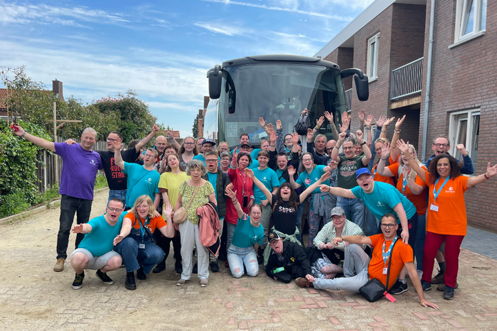 Buitenhof Reizen - Funpop - begeleide vakanties voor mensen met een beperking - Groepsfoto reizigers