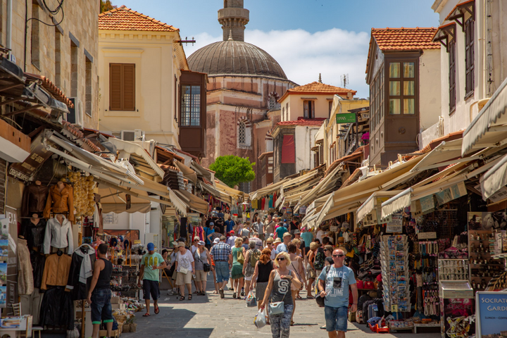 Rhodos - begeleide vakanties voor mensen met een beperking - Rhodos-stad verkennen