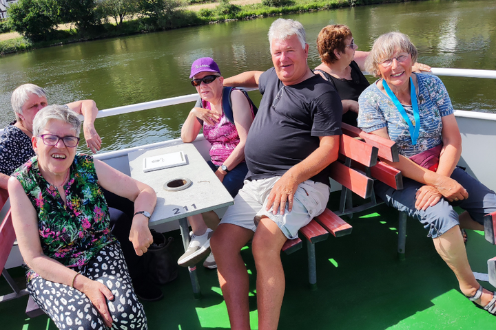 Buitenhof Reizen - Leiwen - begeleide groepsreizen met een verstandelijke beperking - boottochtje