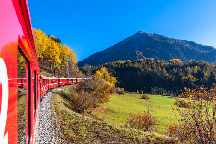 Buitenhof Reizen - Glacier & Bernina Express - begeleide vakanties voor mensen met een beperking - Trein