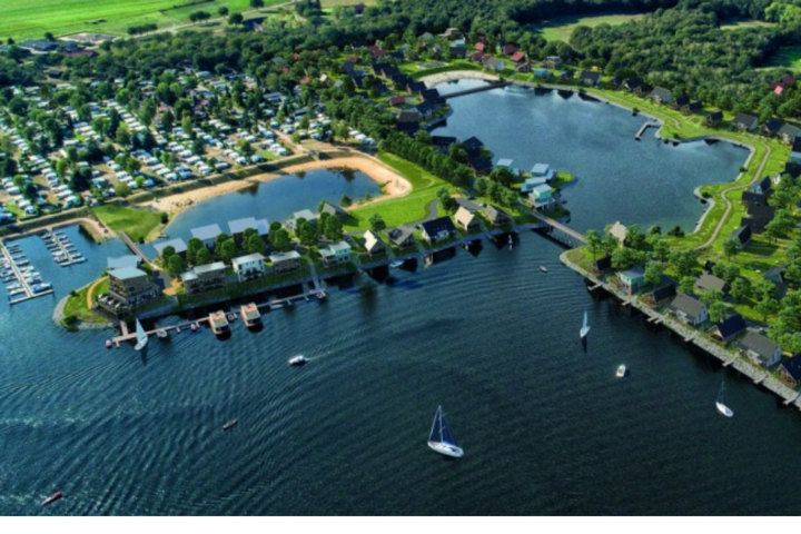 Buitenhof Reizen - Gastvrij Noord-Limburg - begeleide vakanties voor mensen met een beperking - Landal Marina resort van bovenaf