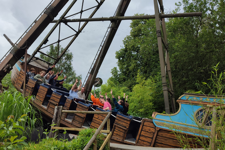 Buitenhof Reizen - Belgische Kust - begeleide vakanties voor mensen met een beperking - Reizigers in attractie Sea Park