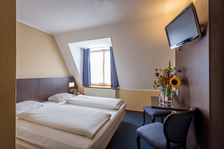 Buitenhof Reizen - Valkenburg - begeleide vakanties voor mensen met een beperking - Hotel Schaepkens van St. Fijt slaapkamer voorbeeld