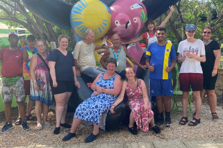 Buitenhof Reizen - Curaçao - begeleide groepsreizen met een verstandelijke beperking - groepsfoto