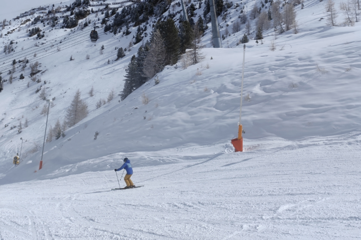 Buitenhof Reizen - Begeleide groepsreizen voor mensen met een verstandelijke beperking - Wintersport Dachstein - skiër op piste