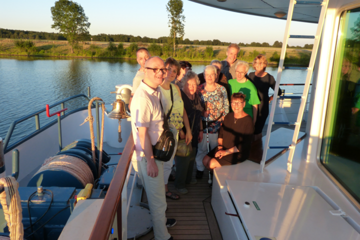 Buitenhof Zomercruise - groep op schip II - Buitenhof Reizen begeleide vakanties voor mensen met een verstandelijke beperking