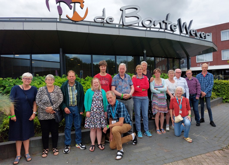 Buitenhof Reizen - Begeleide groepsreizen voor mensen met een verstandelijke beperking - All-inclusive Bonte Wever - groepsfoto