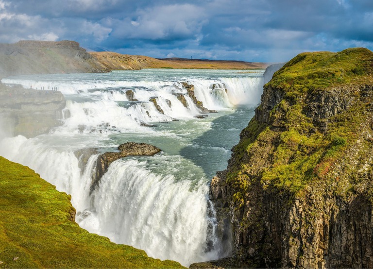 Buitenhof Reizen - Begeleide groepsreizen voor mensen met een verstandelijke beperking - IJsland - Gullfoss waterval