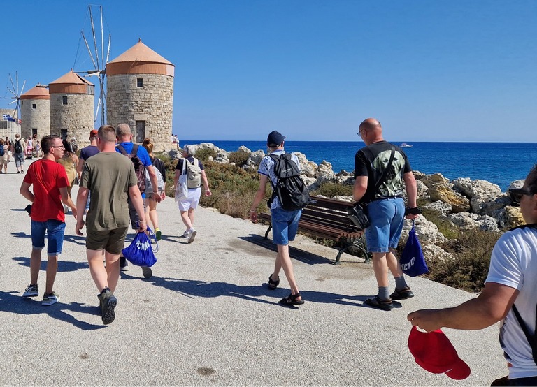 Buitenhof Reizen - Begeleide groepsreizen voor mensen met een verstandelijke beperking - Rhodos - wandelen
