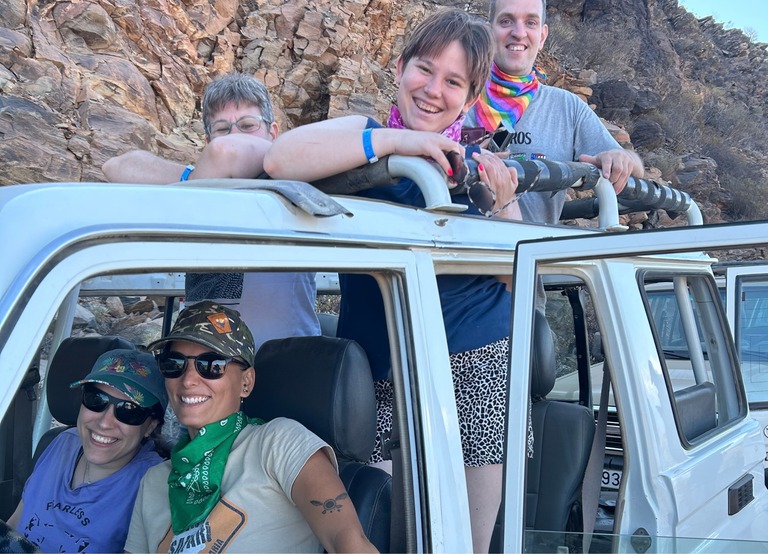 Buitenhof Reizen - Begeleide groepsreizen voor mensen met een verstandelijke beperking - Gran Canaria - in de jeep 